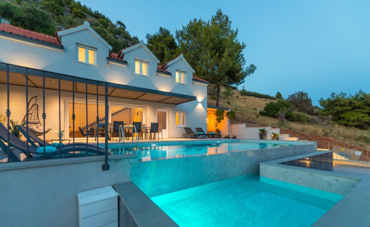 Villa Kruna With Breathtaking View Murvica  Dış mekan fotoğraf