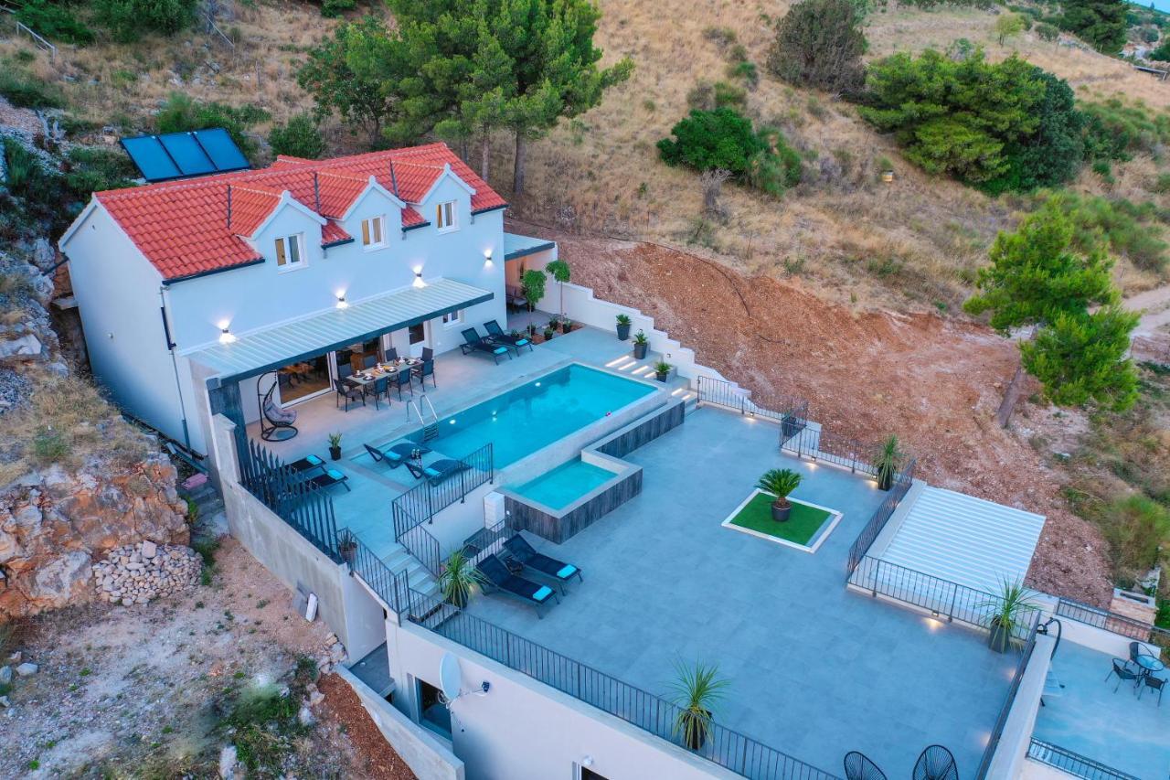 Villa Kruna With Breathtaking View Murvica  Dış mekan fotoğraf